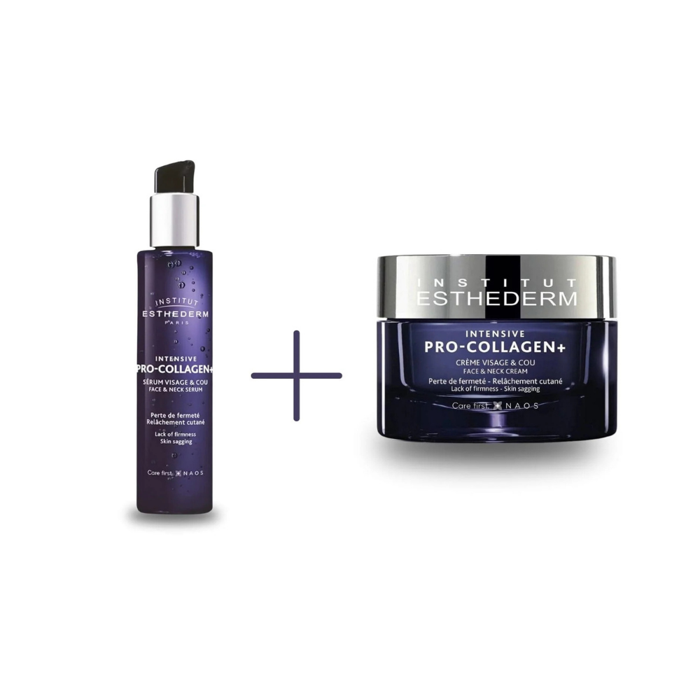 Institut Esthederm Instensive Pro Collagen+ Face &amp; Neck Serum 30 ml + 50 ml Cream
