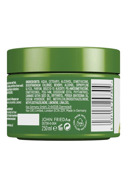 John Frieda Detox &amp; Repair Nourishing and Repairing Hair Care Mask for Dry and Damaged Hair 250ml