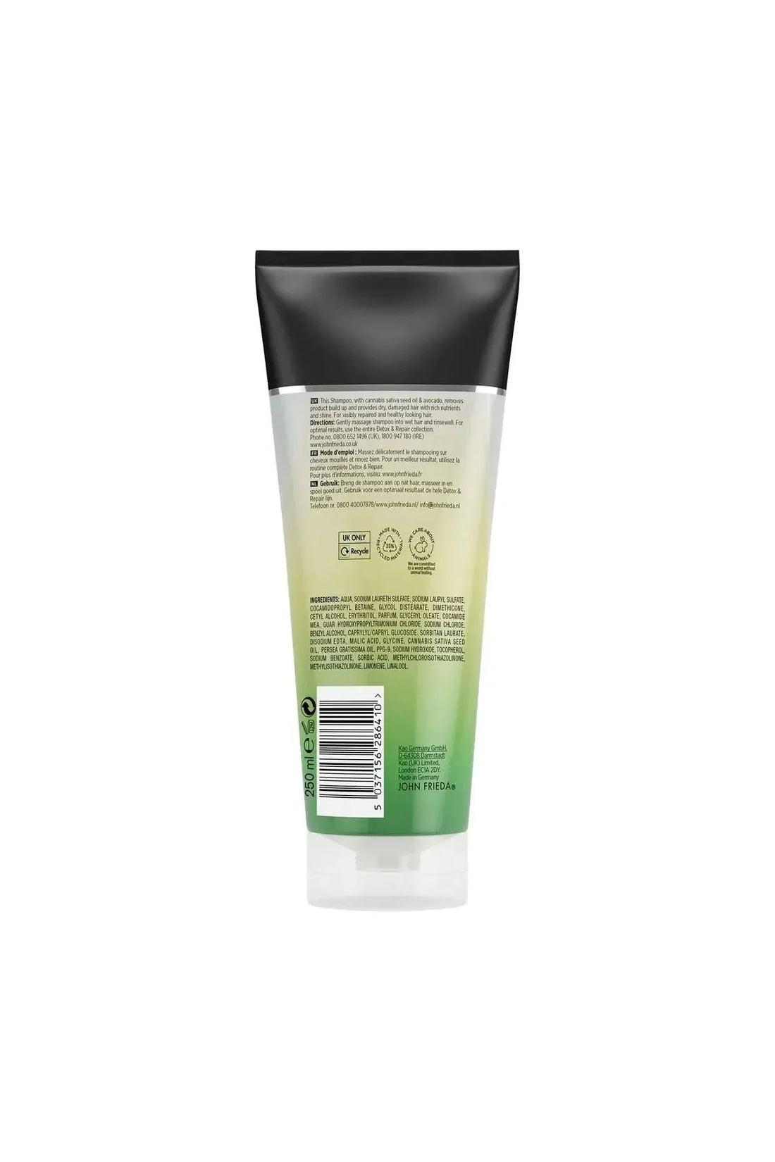 John Frieda Detox &amp; Repair Repair Shampoo for Dry and Damaged Hair 250 ml