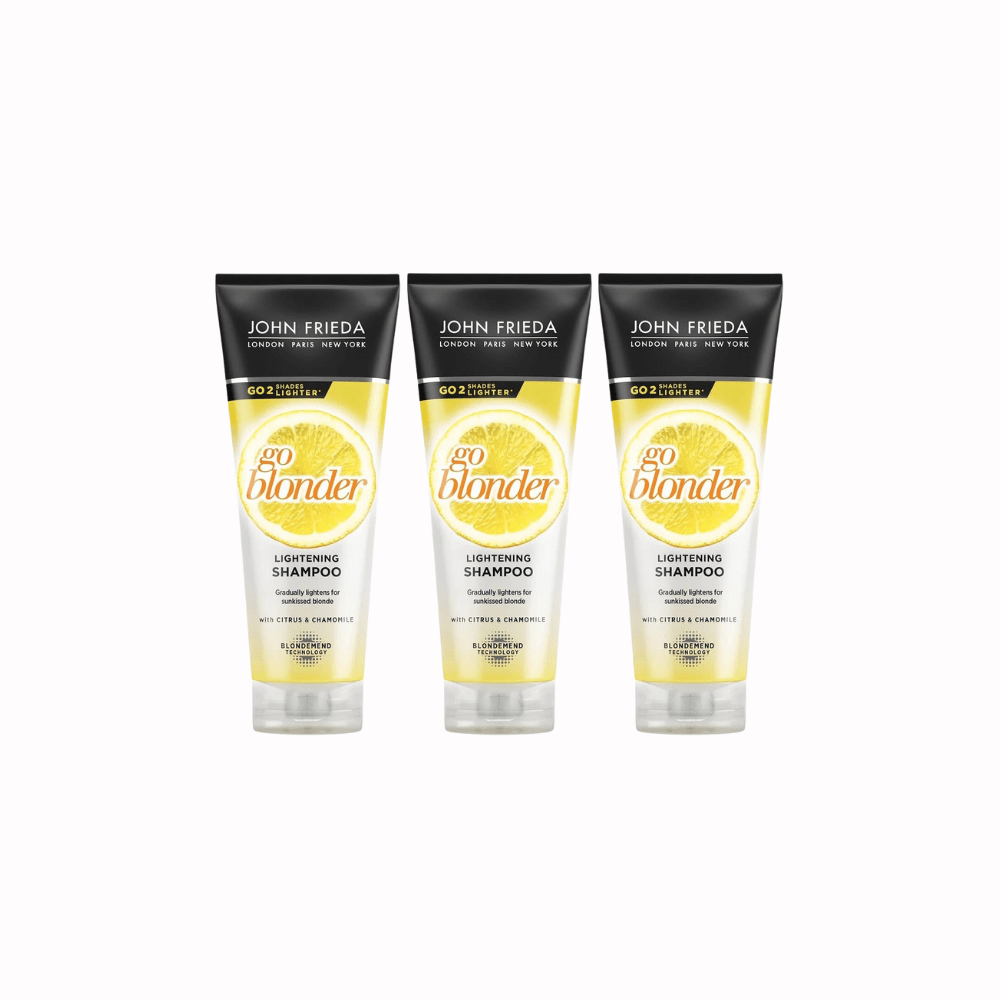John Frieda Sheer Blonde Go Blonder Shampoo 250 ml 3 Pack