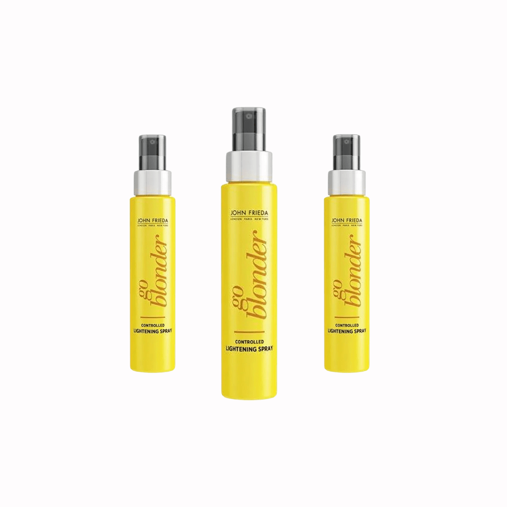 John Frieda Sheer Blonde Lightening Spray for Blonde Hair 100 ml 3 Pack