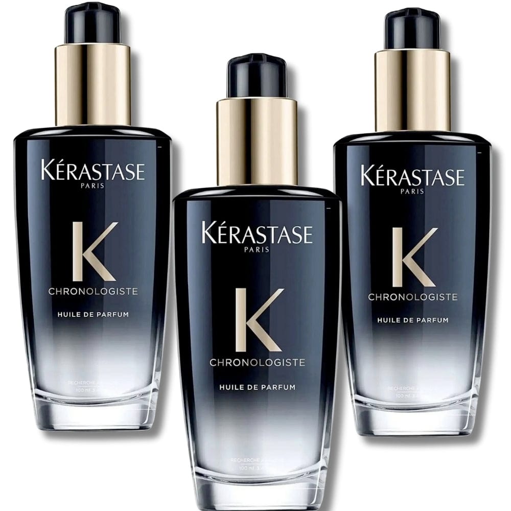 Kerastase Chronologiste Huile De Parfum Regenerating Perfumed Hair Care Oil 100ml 3 Pack