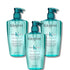 Kerastase Resistance Bain Extentioniste Repair Shampoo for Stronger 500 ml 3 Pack