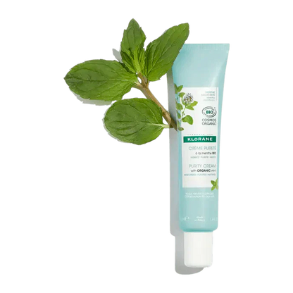 Klorane Mint Extract Purifying Face Care Cream 40 ml -2 Pack