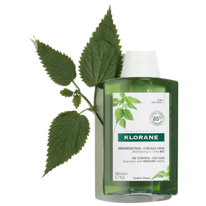 Klorane Nettle Oil Balancing Shampoo 400 ml -2 Pack