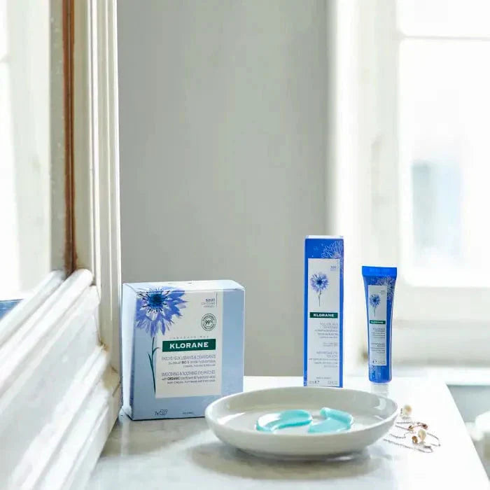 Klorane Smoothing and soothing Eye patches with Organic Cornflower
