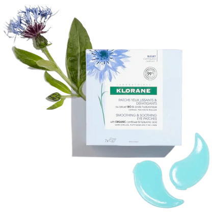 Klorane Smoothing and soothing Eye patches with Organic Cornflower