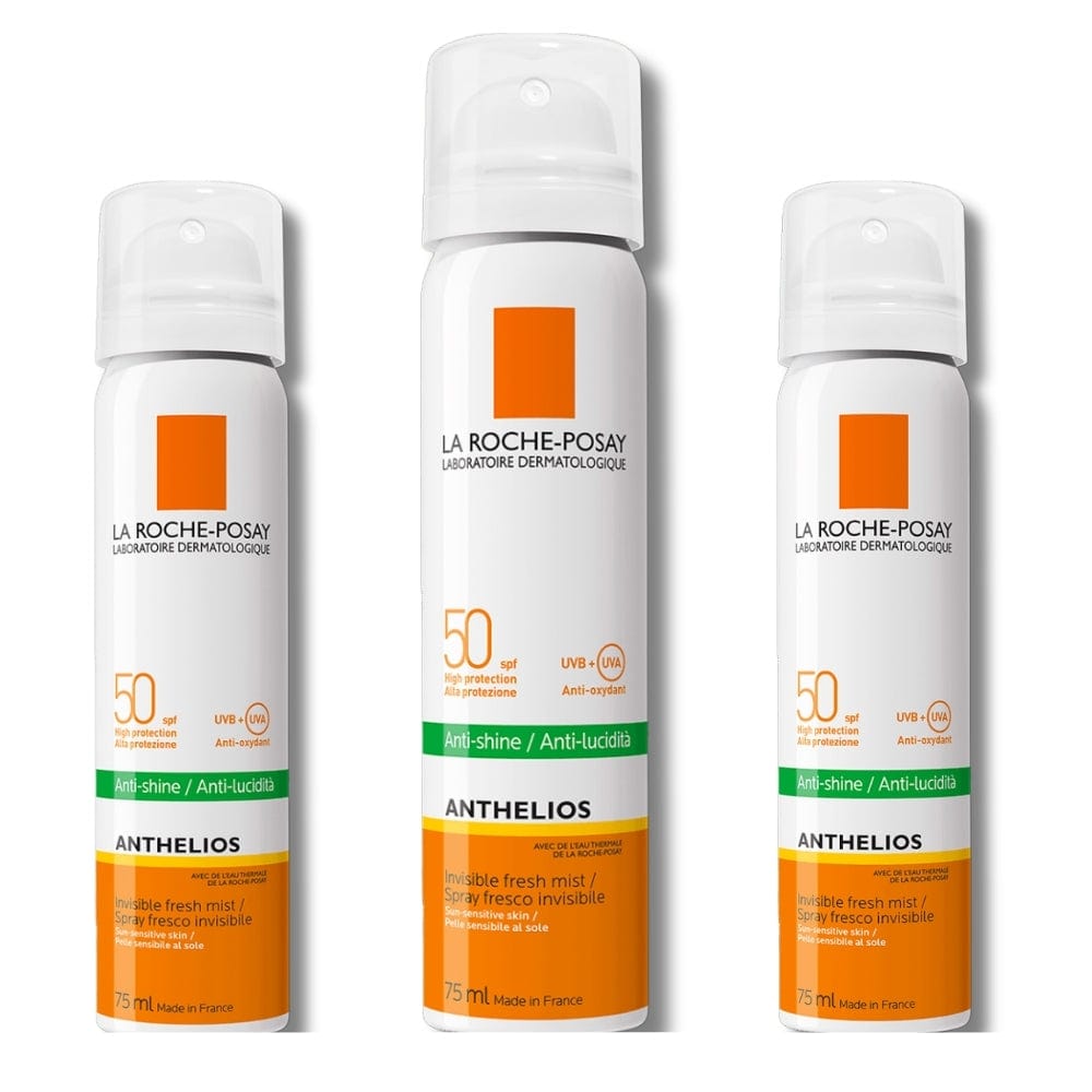 La Roche Posay Anthelios Anti-Glare SPF50+ Mist 75 ml 3 Pack