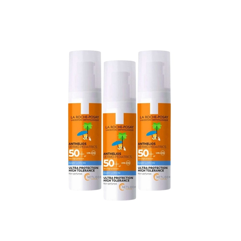 La Roche Posay Anthelios SPF 50 Sunscreen Lotion for Babies 50 ml 3 Pack