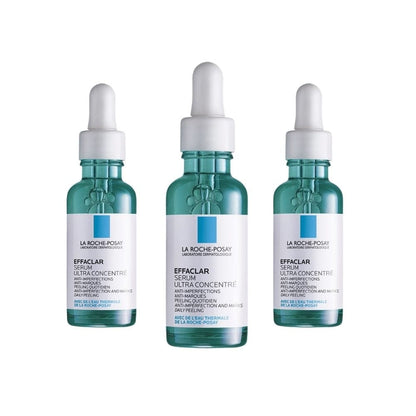 La Roche Posay Effaclar Exfoliating Anti-Blemish Serum 30 ml 3 Pack