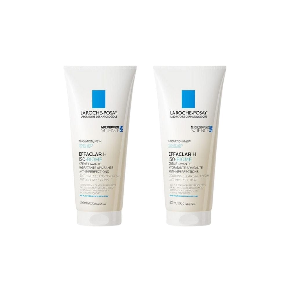 La Roche Posay Effaclar H Iso-Biome Creme Lavante 200 ml 2 Pack