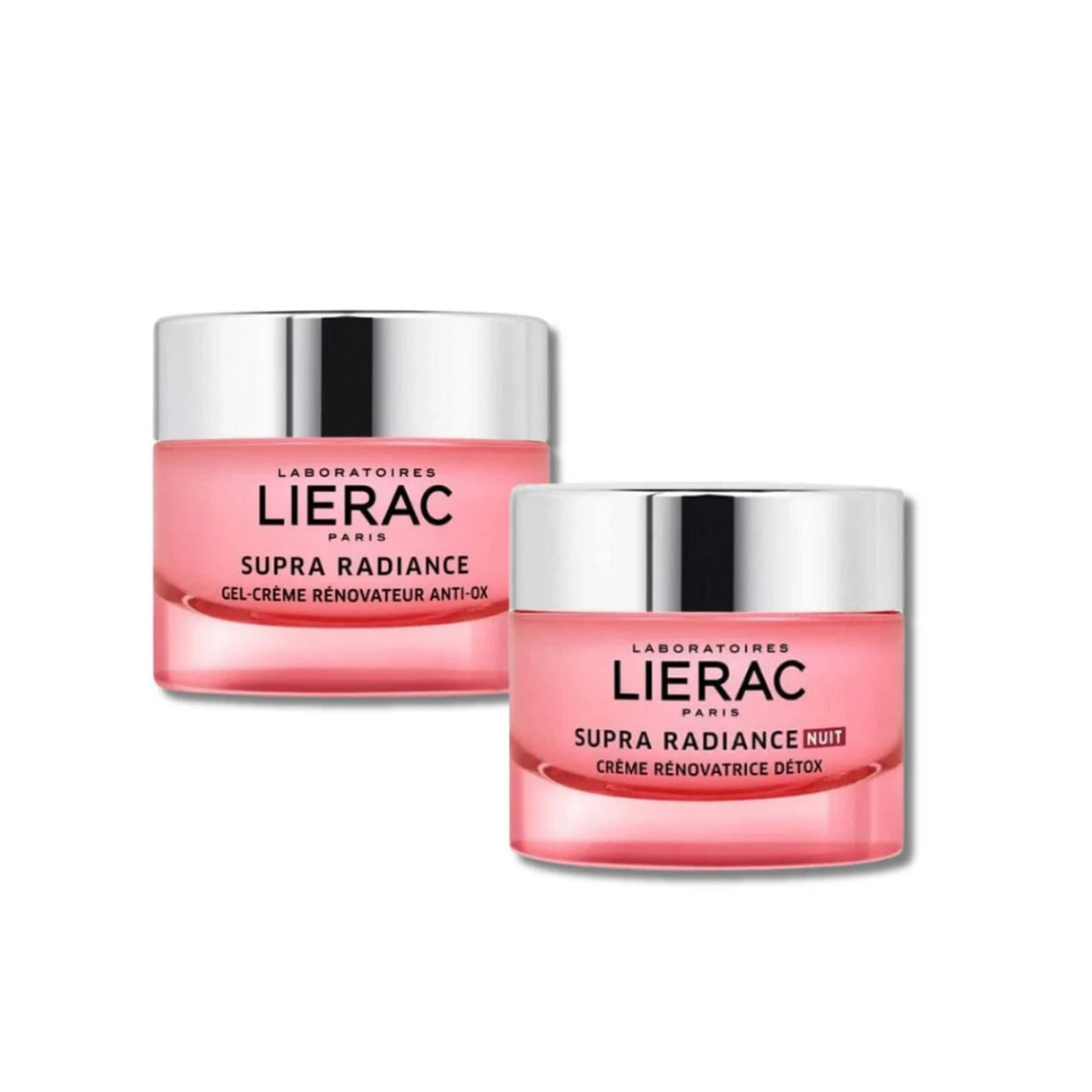 Lierac Supra Radiance Gel Creme 50ml &amp; Lierac Supra Radiance Nuit 50ml