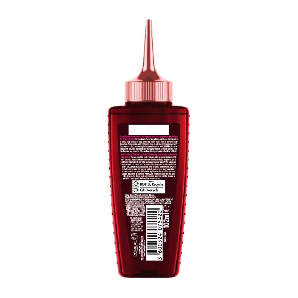 Loreal Elseve Complete Resistance 1.5% Aminexil [Caffeine+Arginine] Anti-Loss Strengthening Sclap Hair Serum 2 Pack