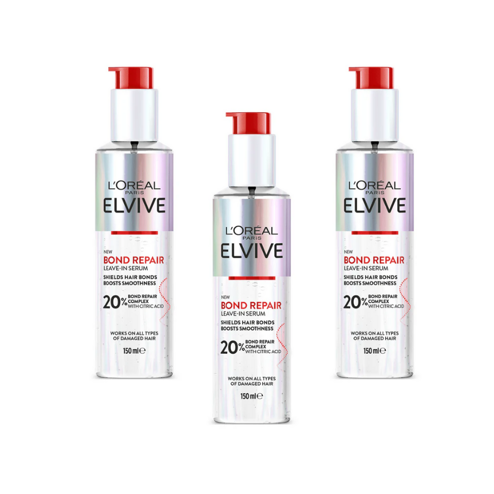Loréal Paris Elseve Bond Repair Leave-In Serum 150 ml 3 Pack