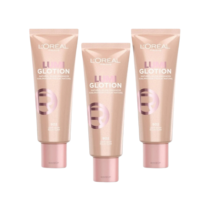 Loreal Paris Glotion All-In-One Natural Glow -902 Light Glow 40 ml 3 Pack