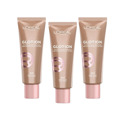 Loreal Paris Glotion All-In-One Natural Glow -903 Medium Glow 40 ml 3 Pack