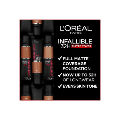 Loreal Paris Infaillible 32 H Matte Cover High Coverage Foundation 30 ml - 155 Cold Undertone