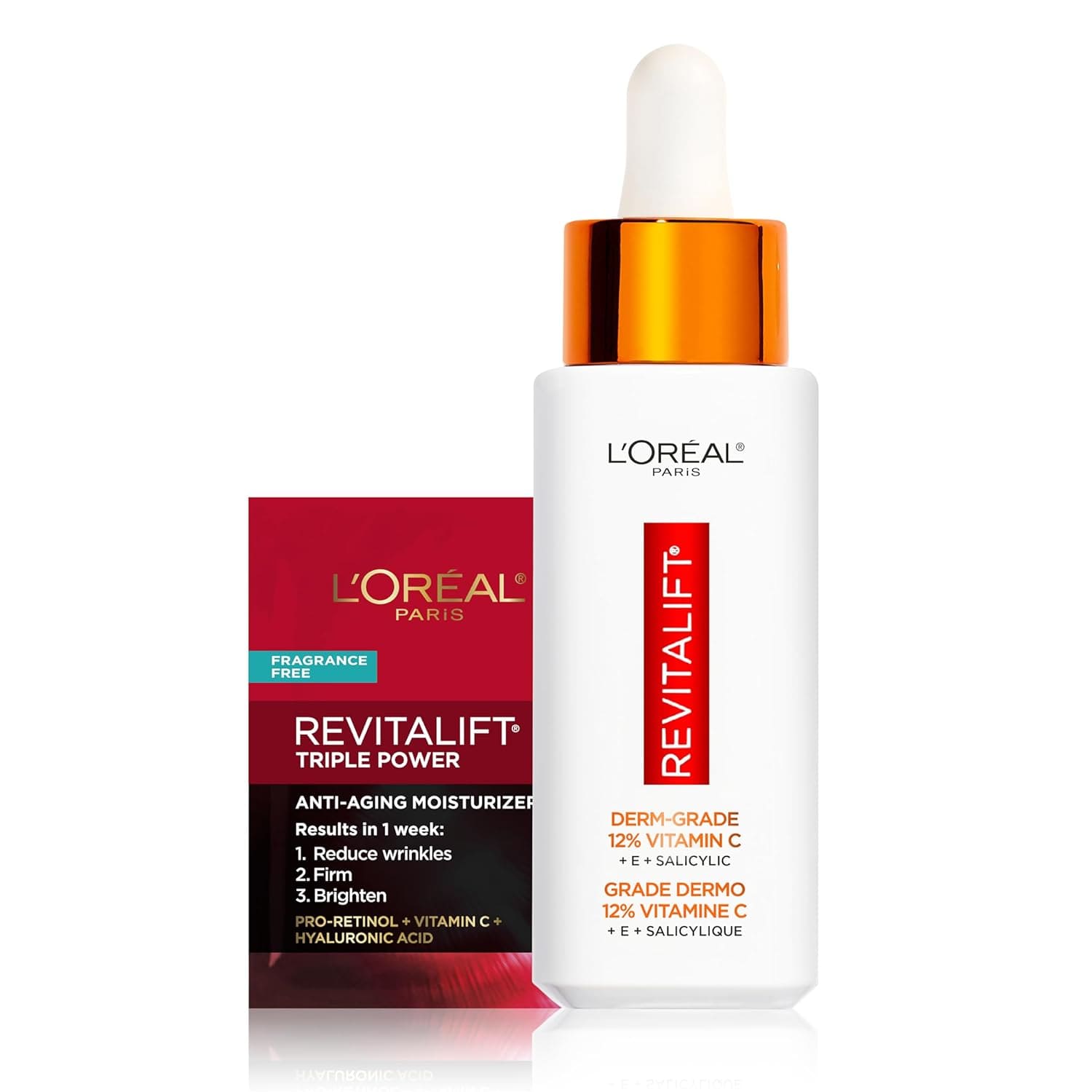Loreal Paris Revitalift 12% Pure Vitamin C + E + Salicylic Acid Brightening Serum