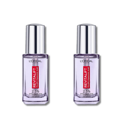 Loreal Paris Serum Revitalift Filler Hyaluronic Acid Eye Serum 20 ml 2 Pack