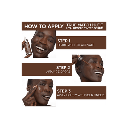 Loreal Paris True Match Nude Plumping Tinted Serum Foundation -0.5-2 Very Light