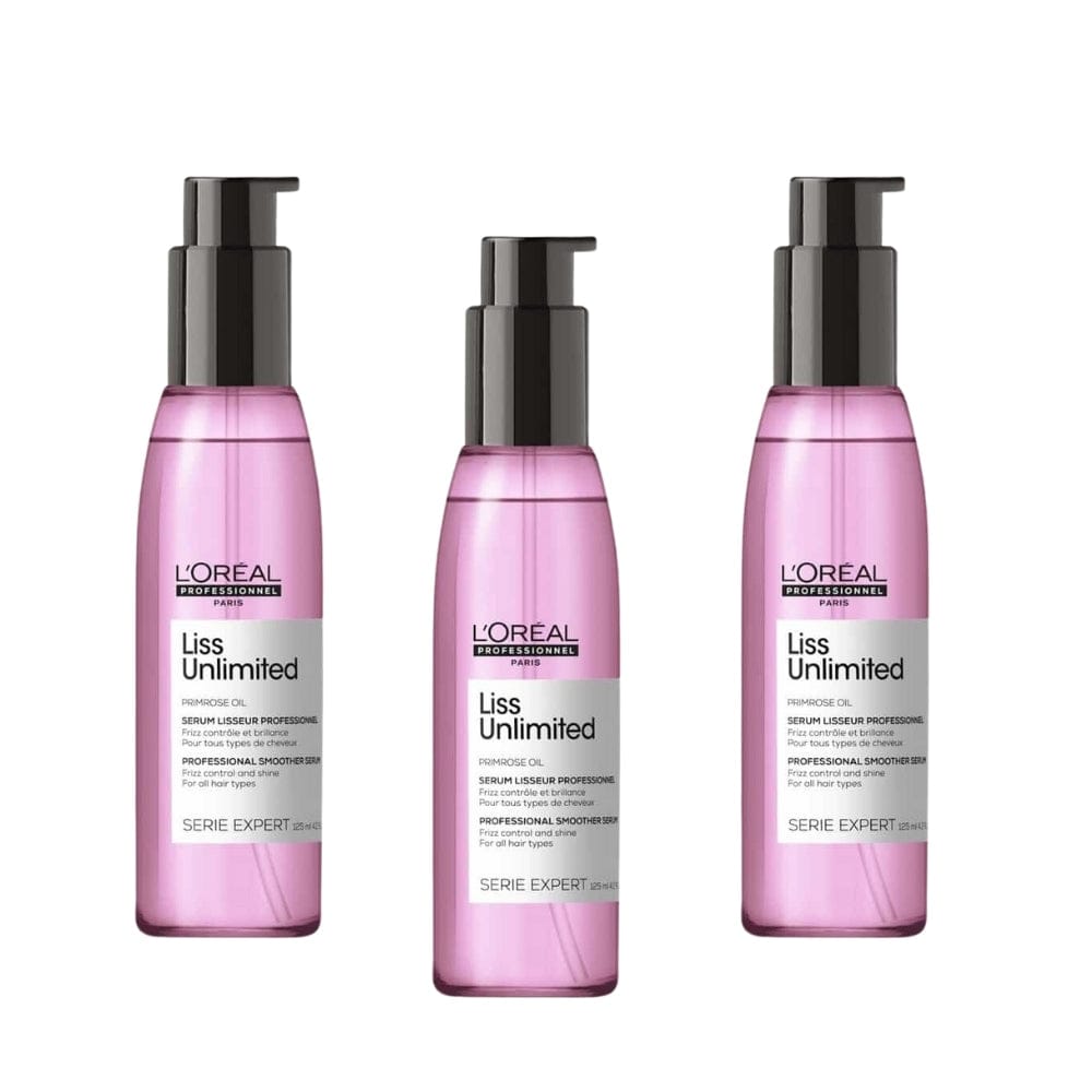 Loreal Professionnel Paris Serie Expert Liss Unlimited Hair Care Oil 125 ml 3 Pack