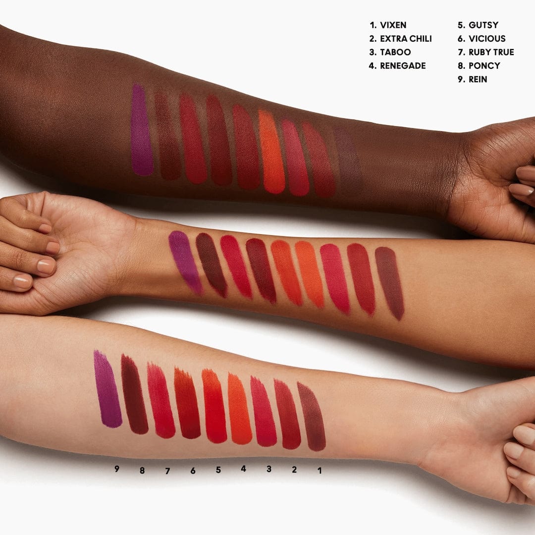 Mac Locked Kiss 24HR Matte Lipstick-Poncy