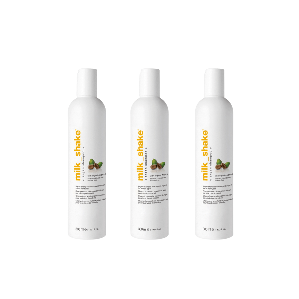 Milk_shake Argan Organic Argan Oil Sulfate Free Shampoo 300 ml 3 Pack