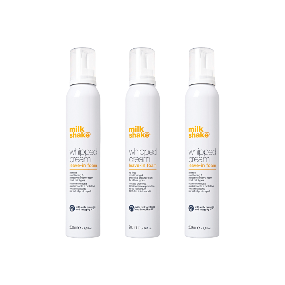 Milk_shake Conditioning Whipped Cream Revitalizing and Protective Hair Mousse 200 ml 3 Pack