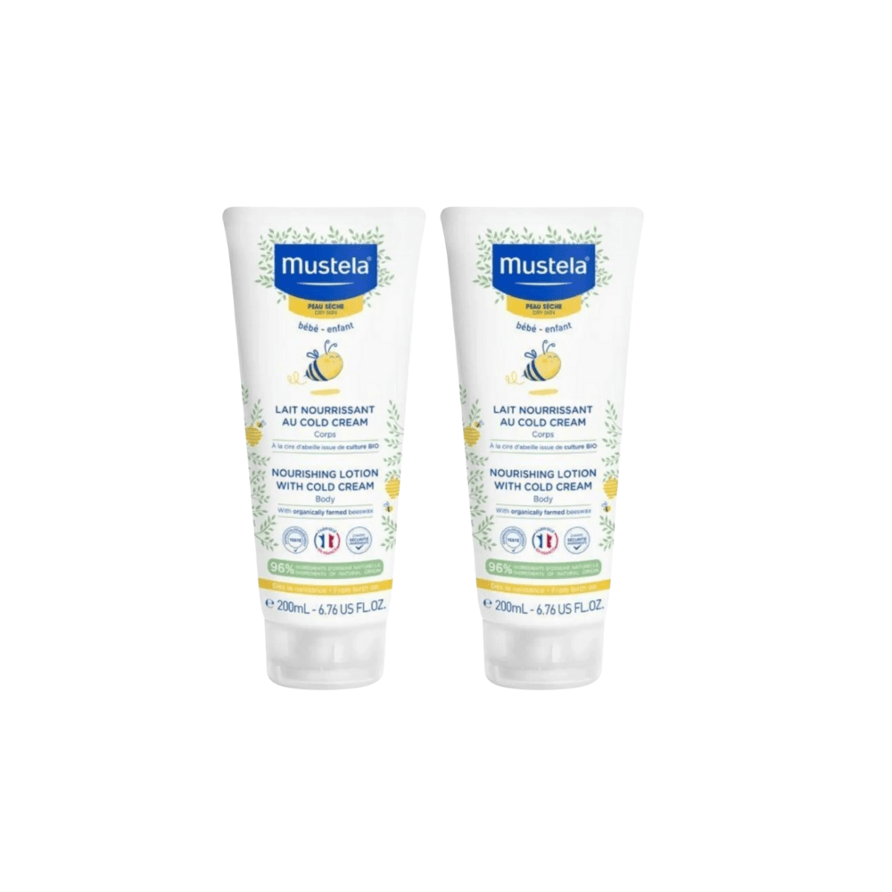 Mustela Cold Cream Nourishing Body Lotion 200 ml 2 Pack