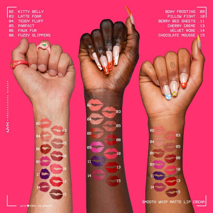 NYX Professional Makeup Smooth Whip Creamy Liquid Matte Lipstick - Kitty Belly