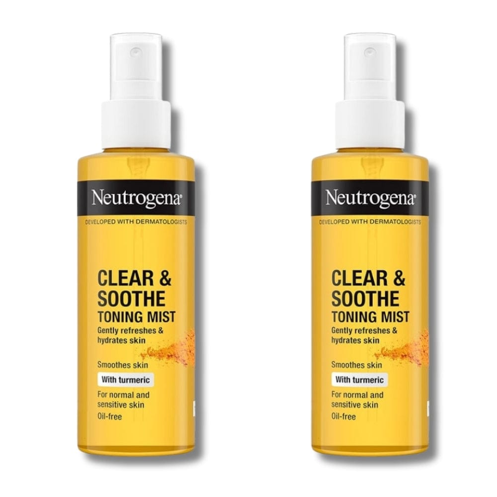Neutrogena Clear &amp; Soothe Toning Face Mist 125ml / 4.2 fl oz 2 Pack