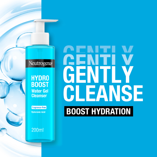 Neutrogena Hydro Boost Fragrance-Free Water Gel Cleanser 200ml / 6.8 fl oz 3 Pack