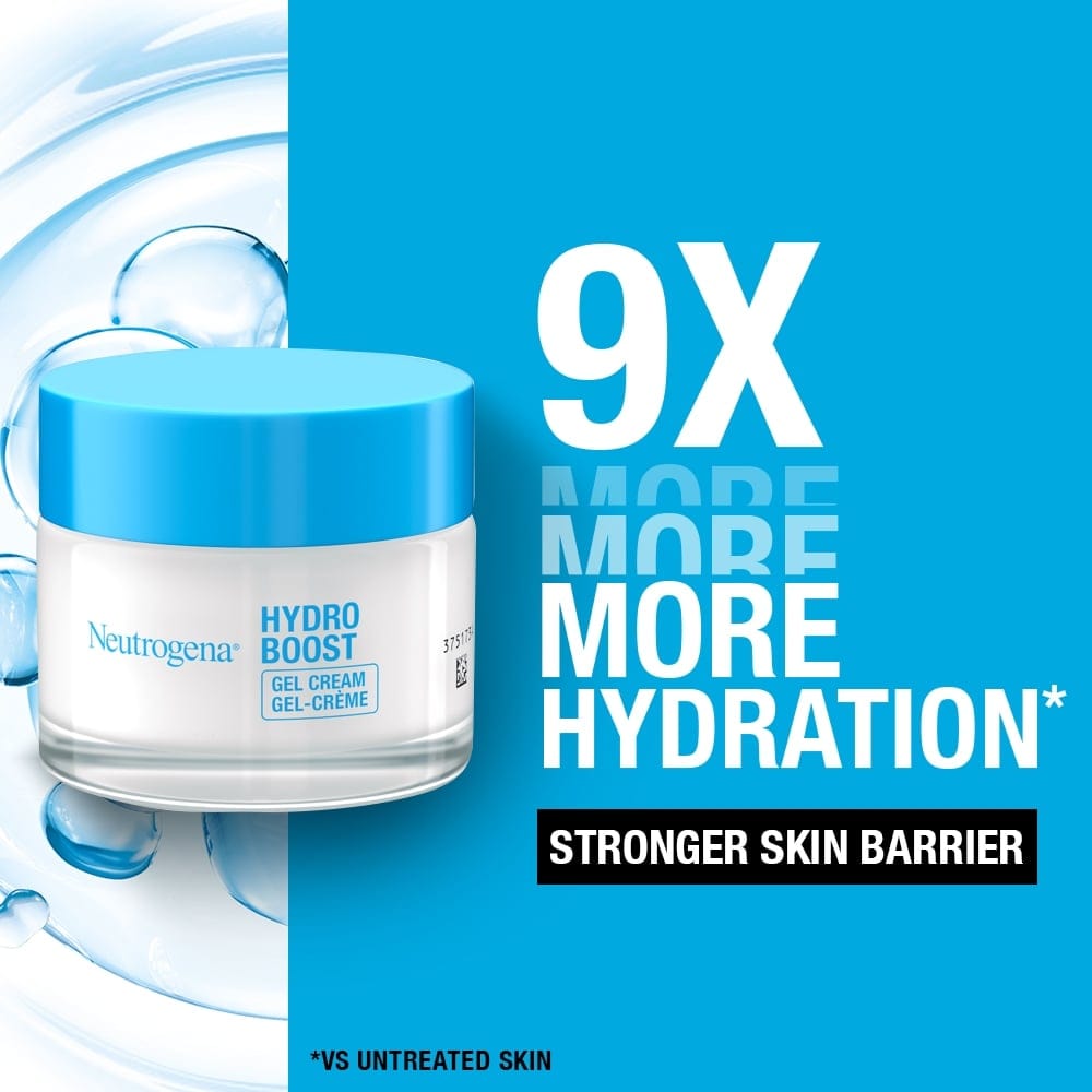 Neutrogena Hydro Boost Gel Cream Fragrance Free 50ml / 1.7 fl oz 3 Pack