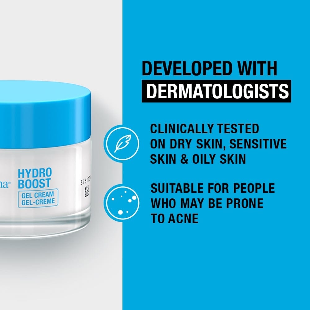 Neutrogena Hydro Boost Gel Cream Fragrance Free 50ml / 1.7 fl oz 3 Pack