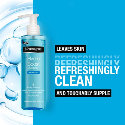 Neutrogena Hydro Boost Hyaluronic Acid Water Gel Cleanser 200ml / 6.8 fl oz 3 Pack