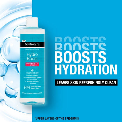 Neutrogena Hydro Boost Triple Micellar Water 400ml / 13.5 fl oz 2 Pack