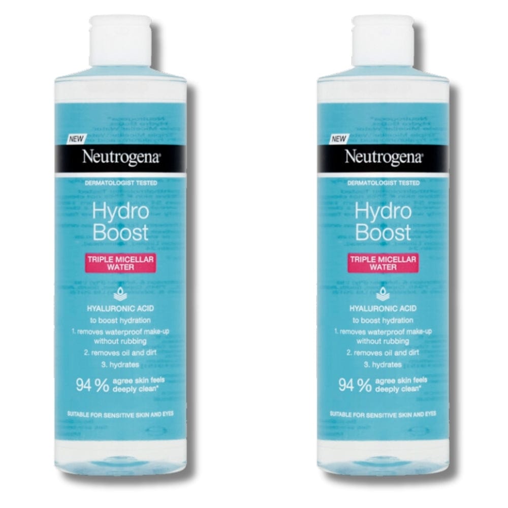 Neutrogena Hydro Boost Triple Micellar Water 400ml / 13.5 fl oz 2 Pack