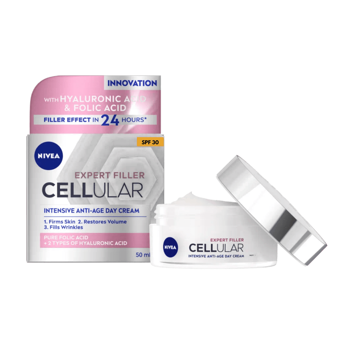 Nivea Cellular Expert Filler Firming Day Face Cream SPF 30 50 ml / 1.7 fl oz