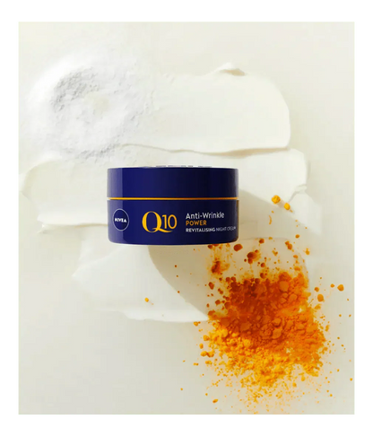 Nivea Q10 Power Anti-Wrinkle + Firming Night Cream 50ml / 1.7 fl oz - 2 Pack