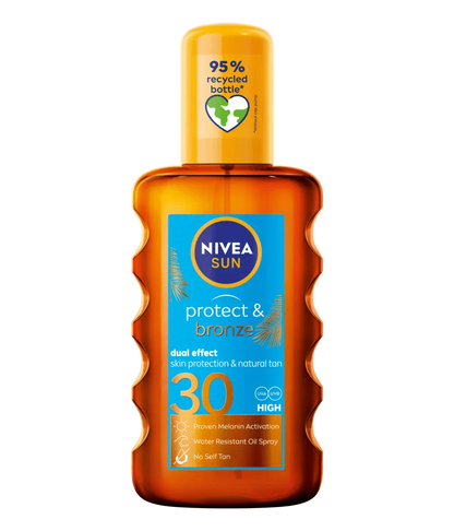 Nivea Sun Tan Activating Oil SPF30 Protect&amp;Bronze 200ml / 6.8 fl.oz