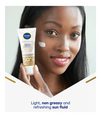 Nivea Sun UV Face Luminous 630 Spot Control Sun Fluid SPF50 40ml / 1.35 fl.oz - 2 Pack