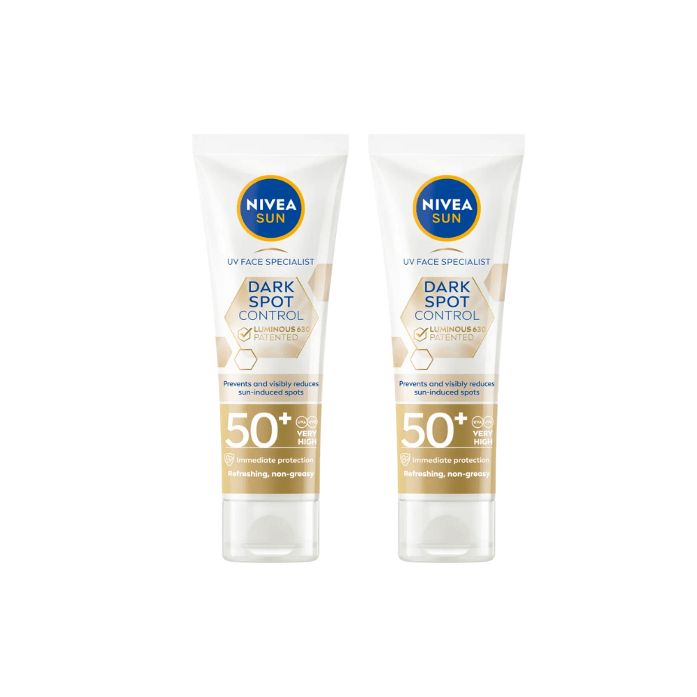Nivea Sun UV Face Luminous 630 Spot Control Sun Fluid SPF50 40ml / 1.35 fl.oz - 2 Pack