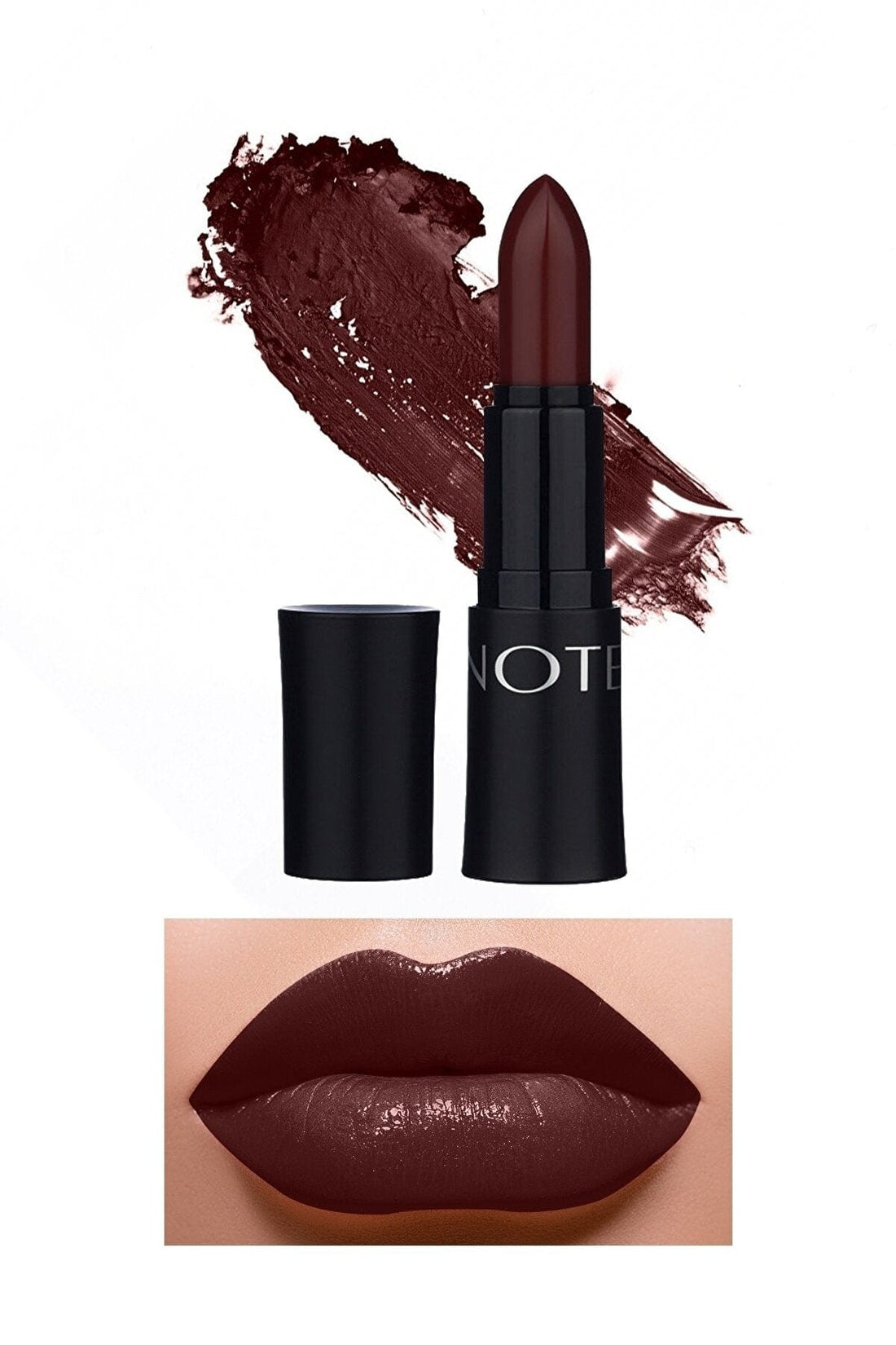 Note Cosmetics Mattemoist Lipstick Matte Finish Lipstick 307 Dark Wine
