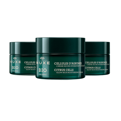 Nuxe Bio Organic Radiance Intensive Moisturising Cream 50 ml 3 Pack