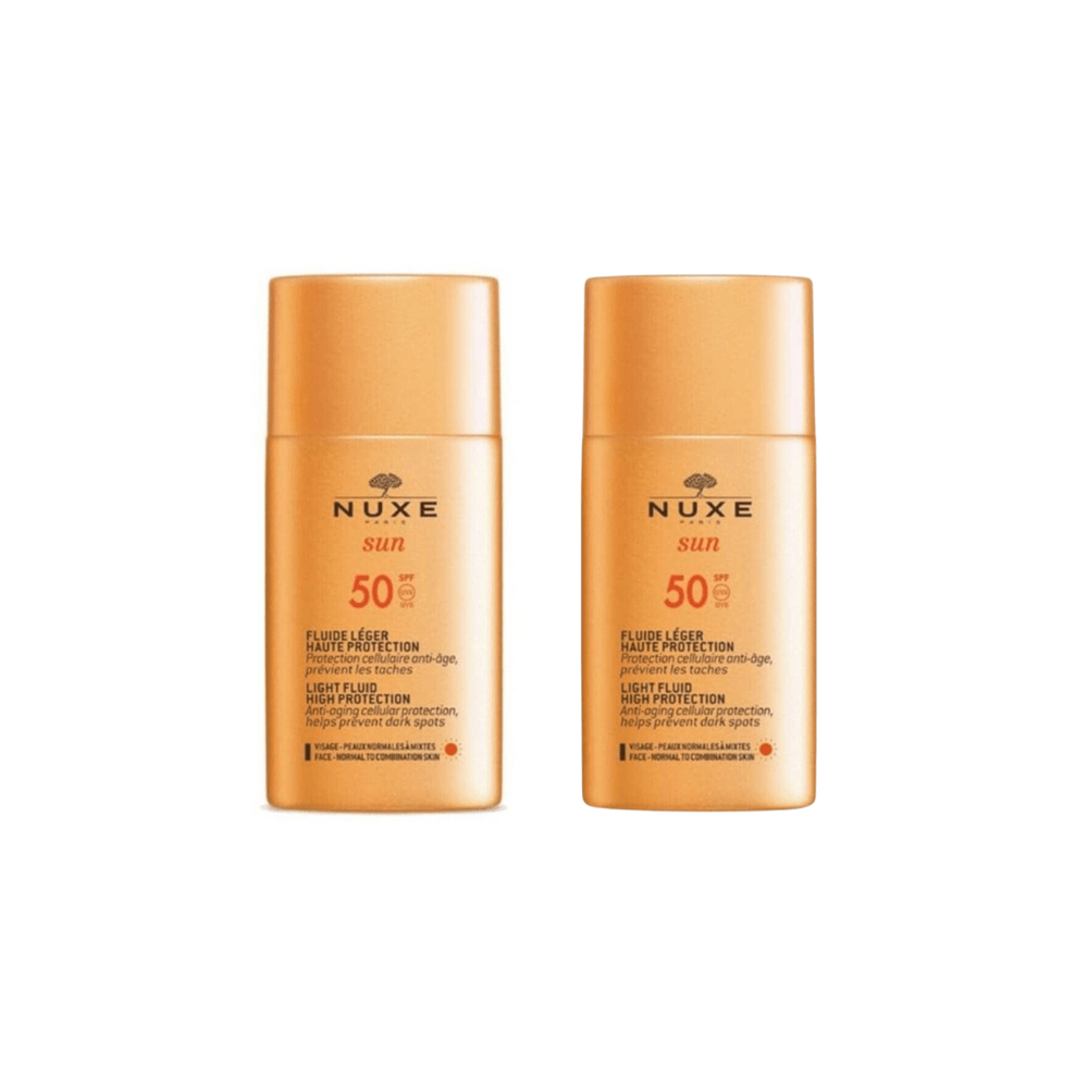 Nuxe Sun Light Fluid High Protection SPF50 50ml 2 Pack