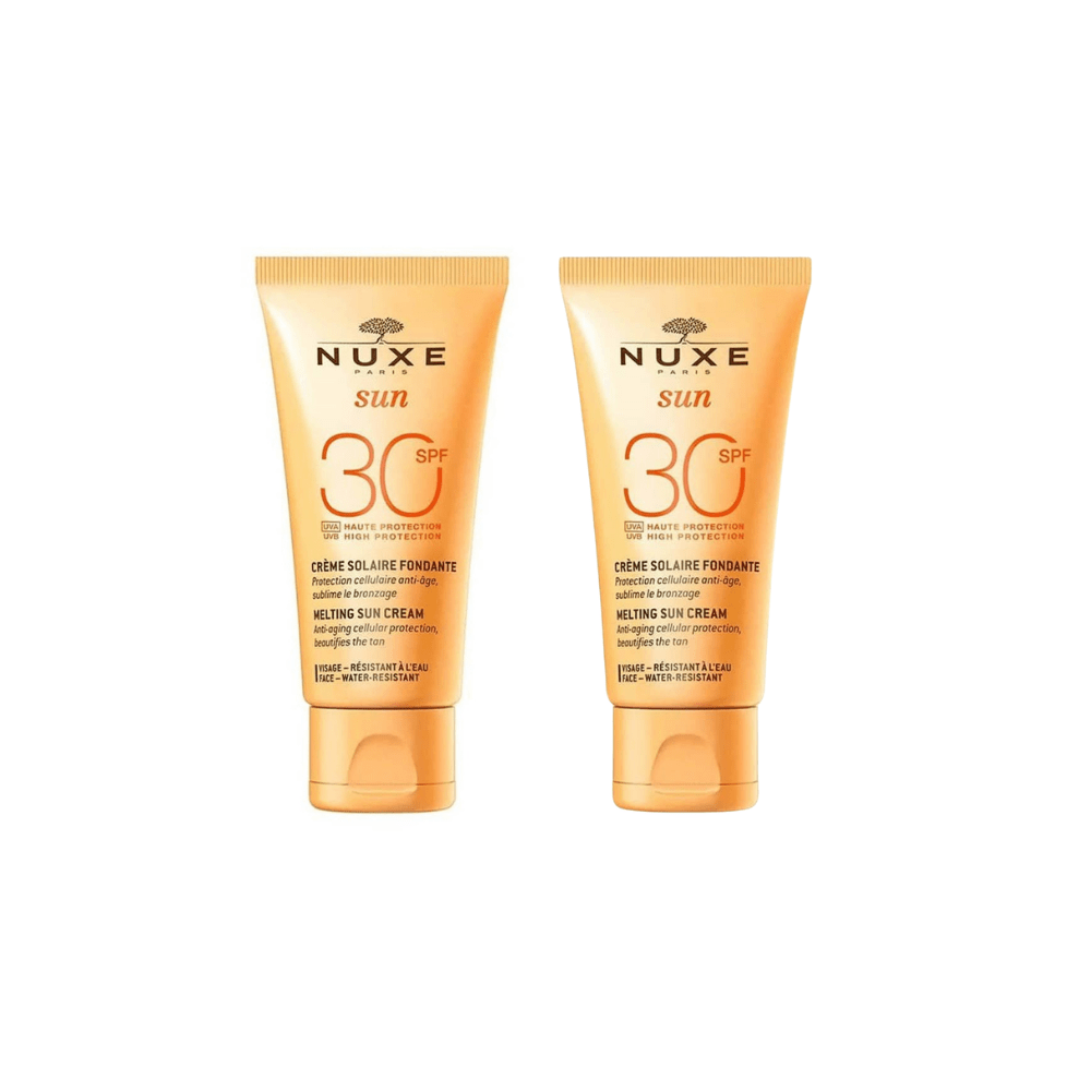 Nuxe Sun Melting Sun Cream For Face Spf30 50ml 2 Pack