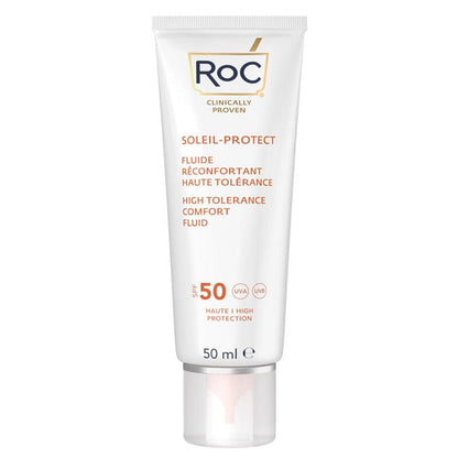Roc Soleil -Protect Face Sunscreen for Sensitive Skin Spf 50+ 50 ml