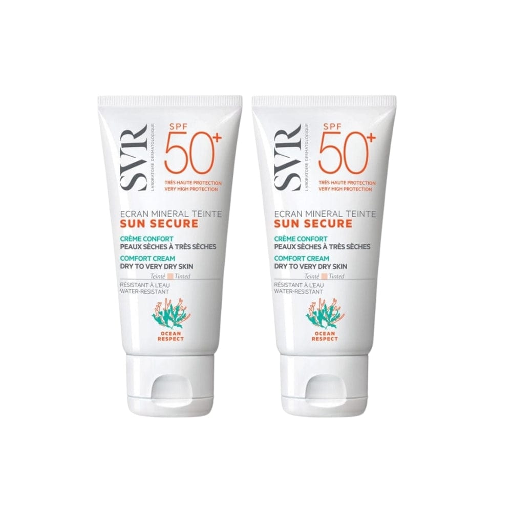 SVR Sunsecure Ecran Tinted Spf50+ Sunscreen 60 gr 2 Pack