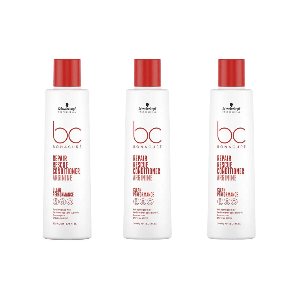 Schwarzkopf Bonacure Bc Clean Emergency Rescue Conditioner 200 ml 3 Pack