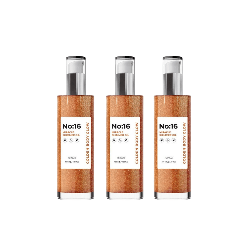 Sinoz No:16 Miraculous Shimmering Hair And Body Care Oil 100 ml 3 Pack